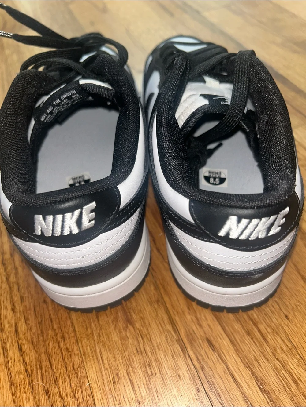 NIKE Unisex Dunk Low Retro DD1391-100 Panda Sneaker Shoes Black White Men's 8.5
